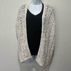 Short sleeve knit cardigan